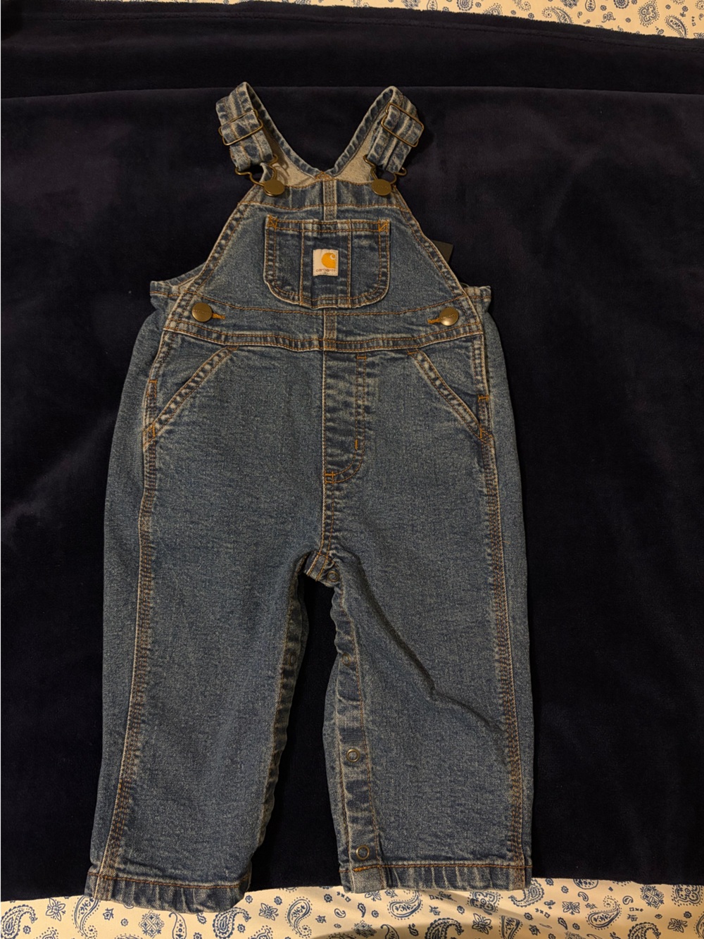 Carhartt Kids Denim Overalls